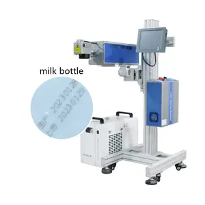 UV Laser Jet Printer Inkjet Printer Batch Code Expiry Date Printing Machine For Milk Bottle Cap Printing