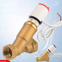 Vanne d'équilibrage dynamique en laiton HVAC avec actionneur thermoélectrique pour systèmes de refroidissement par chauffage de l'eau et ventilo-convecteur OEM