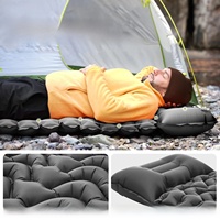 Matelas de camping auto-gonflant imperméable avec pompe intégrée, TPU ultraléger, 4 saisons, pliable, pour la randonnée et les activités de plein air