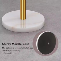 Porte-serviettes en papier écologique minimaliste fait main pour les comptoirs de salle de bain et de cuisine
