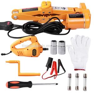 CE ISO DC12V 3T Screw Portable Electric Scissors <strong>Car</strong> <strong>Jack</strong> and Impact Wrench and Durable Air Pump 3in1 <strong>for</strong> Quick Replace Tire - Product Image 4