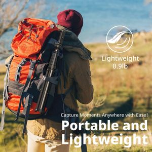 1.6M 62Inch Ánh Sáng Trọng Lượng Thanh Có Thể Gập Lại Cầm Tay Từ Xa Màn Trập Chân Máy Cho Chuyên Nghiệp Điện Thoại Di Động - Product Image 3