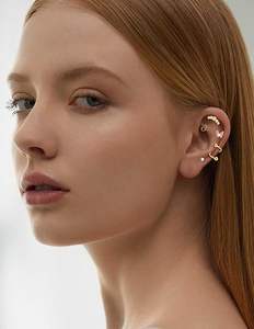 20 पीसी स्टेनलेस स्टील हेलिक्स कोंच हूप्स तितली ओपल सीज़ ग्रह सूरजमुखी हृदय वयररिंग श्रृंखलाओं को खतरनाक गहने - Product Image 3