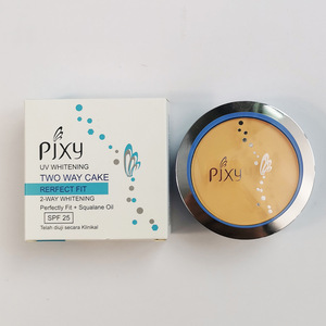 PJXY UV Beyazlatıcı İki Yönlü Kek SPF25 Skualan Yağı İçeren 2'si 1 Arada Kapatıcı ve Sabitleyici Pudra Uzun Süreli Yağ Kontrolü 12'li Paket - Product Image 5