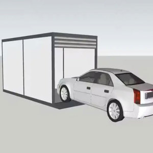 Tùy chỉnh điện Roll-up cửa nhôm Con lăn cửa gấp cán màn trập cho bên ngoài tầng hầm khách sạn trường sử dụng hoàn thành - Product Image 3