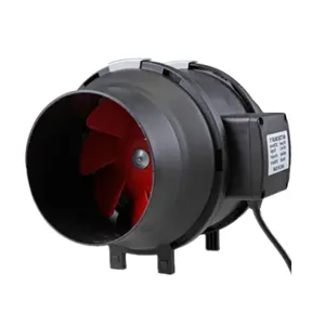 Inline karışık akış kanalı Fan hidroponik büyümek çadır ve seralar sessiz Extractor Fan 5 inç