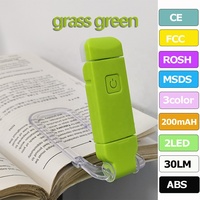 Lampe de lecture LED USB rechargeable à clipser, portable, flexible, protection des yeux, lampe marque-page, éclairage de chevet et photo