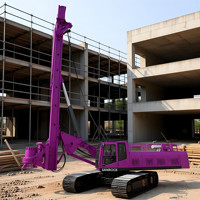Foreuse rotative robuste pour travaux municipaux, profondeur de forage 90 mètres, foreuse rotative intelligente