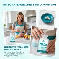 Compléments alimentaires OLLI OEM NAD+ Booster en capsules, compléments NAD liposomaux en capsules