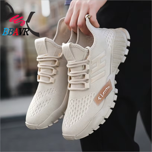Chaussures de sport décontractées pour hommes, baskets de course à semelle épaisse, deux couleurs, vente en gros, services OEM ODM acceptés, qualité supérieure - Product Image 2
