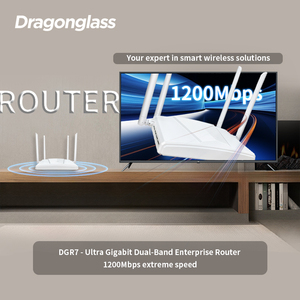 Беспроводной маршрутизатор Full Gigabit WiFi5 AC1200Mbps, двухдиапазонный 2.4G/5G, с высокой пропускной способностью, 4 антенны, функция домашнего модема - Product Image 4