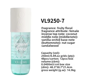 เอสเซ้นต์ดอกไม้คุณภาพสูงสำหรับผู้หญิงหรูหราพร้อมกลิ่นหอมบริสุทธิ์ติดทนนานน้ำหอม Eau <span class=keywords><strong>de</strong></span> <span class=keywords><strong>Parfum</strong></span> เข้มข้น250มล. เติมหมอกสินค้าขายดี - Product Image 4