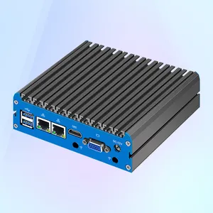 Fanless Computer Industrial Barebone Quad-Core Processor 2 Lan Port Cpu Intel J1900 Core I3 I5 I7 Ddr3 Mini Pc