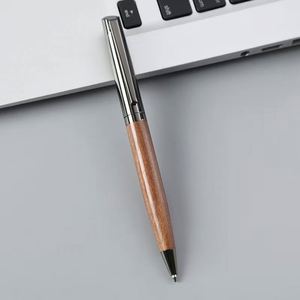 Bolígrafo de Lujo 2025 de 1.0 mm de Ancho, Premium, con Logotipo Personalizado, Novedoso, Cuerpo de Madera y Metal, para Regalo VIP de Negocios y Hoteles - Product Image 2
