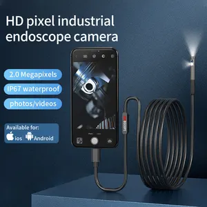 Cámara de inspección endoscópica Industrial para teléfono Android, cámara de inspección para máquina y detección de tuberías de pared, W300 HD, IOS