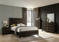 Ensemble de meubles de chambre à coucher en mélamine moderne, minimaliste, élégant et fonctionnel, lit double pour hôtel, appartement