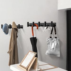 Organizzatore per asciugamani da bagno, ganci in acciaio inossidabile, montaggio a parete, design moderno ed elegante, adatto per cappelli, <span class=keywords><strong>accappatoi</strong></span> - Product Image 6