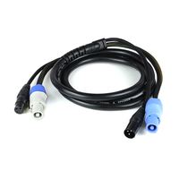 Câble composite 2-en-1 3M Power Signal 3*2.5 Alimentation + 3*0.3 DMX 3 broches XLR en fer pour scène intérieure Chine 1 pièce
