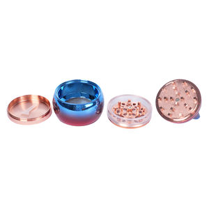 Yufan China Factory Multiply Color Cat and Frog Design Molinillo de hierbas de zinc Tabaco Metal Accesorios para fumar Molinillo de hierbas - Product Image 6