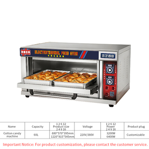 <span class=keywords><strong>Four</strong></span> à pâtisserie électrique en acier inoxydable directement de l'usine, multifonctionnel pour pizza, <span class=keywords><strong>pain</strong></span> et gâteaux, grille-<span class=keywords><strong>pain</strong></span> pour cuisines professionnelles - Product Image 3