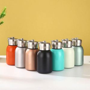 Bouteille d'eau isotherme en acier inoxydable de qualité alimentaire de 300 ml à col étroit avec couvercle, idéale pour le camping – Nouveauté 2026, Vente Flash - Product Image 2