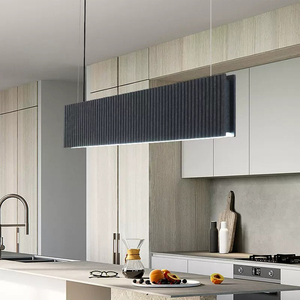 โคมไฟเพดาน LED แบบเส้น ดีไซน์ทันสมัย ดูดซับเสียง พร้อมไฟ LED แบบแขวน - Product Image 6