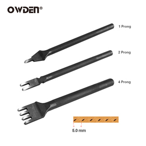 Owden Chuyên Nghiệp Cấp Da Thủ Công Công Cụ 1-2-4 Prong Kim Cương Lỗ Đục Tự Làm Kim Cương Đục Cho Khâu OEM ODM Dụng Cụ Tay - Product Image 5