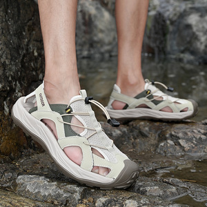 Men's Summer Sports Men's Casual Non-slip, Wear-resistant, Breathable Soft Thick-soled Outdoor <b>Beach</b> <b>Shoes</b>, Men's Sandals - Product Image 3