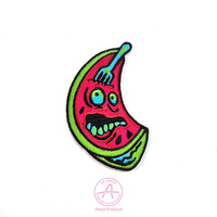 Patch brodé de haute qualité Patch de broderie pour chien Rose Iron sur les vêtements