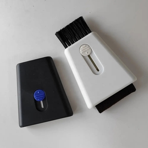 Mini cepillo de limpieza retráctil 2 en 1, <span class=keywords><strong>limpiador</strong></span> de plástico Push-Pull para <span class=keywords><strong>teclado</strong></span> y monitor de ordenador para pantallas de teléfonos y portátiles - Product Image 2