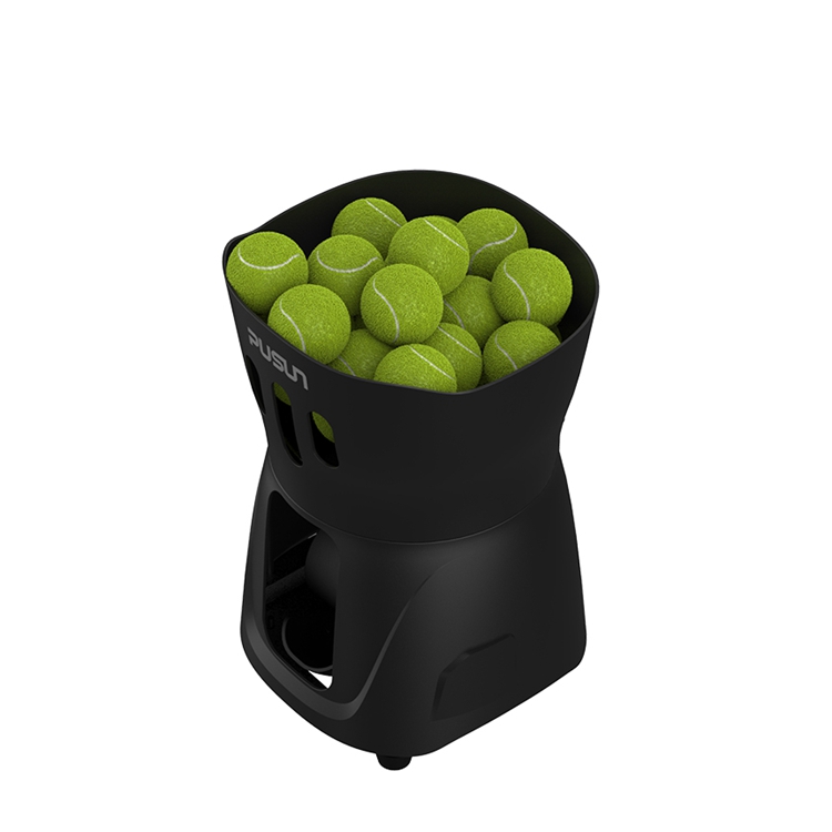 PUSUN PT Mini Tennis Ball Machine With Auto Remote And Eco-Friendly Materials For Training And Home Use