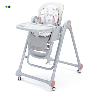 Produits pour bébés 3 en 1, chaise haute multifonctionnelle réglable en hauteur, chaise haute pour manger, chaise haute pour bébé, chaise haute pour tout-petit, chaise haute <span class=keywords><strong>de</strong></span> voyage, chaise haute à bascule - Product Image 2