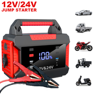 Jump Starter Portabel untuk Mobil dan Motor 2000A-4000A |   Penguat Baterai Berkapasitas Tinggi |   Lampu LED Darurat untuk Truk