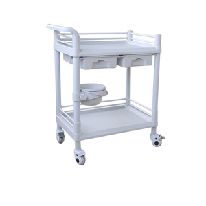 عربة مستشفى بلاستيكية من OSCAT، عربة صالون تجميل مع أدوات تغيير الأدوية، عربة معدات أساسية للرعاية الصحية - Product Image 1