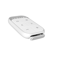 KONST-Mando a distancia universal, ultrafino, pequeño, recargable, USB tipo C, 433MHz, para alarma