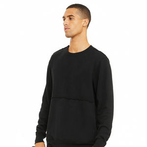 Bella Canvas Raw Edge Crew Sweatshirt Raw Edge Crewneck Sweatshirt Bella + Canvas Unisex Raw Seam Crew Pullover Sweatshirt - Product Image 1