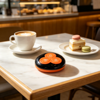 Bouton d'appel sans fil de comptoir personnalisable CTT25B-3 pour boutique de desserts