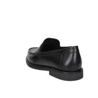 Mocasines GEOX para Hombre, Color Negro, Tallas 40-45, Tacón de 2 cm, Parte Superior de Cuero Acolchado, Entresuela de EVA, Suela de Goma, Estilo Slip-On