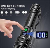 Lampe de travail LED portable ultra-lumineuse, projecteur laser haute puissance, lampe torche en alliage d'aluminium, indice de protection IP65, portée du faisceau de 1000 m