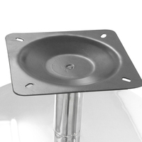 Tabouret de bar moderne en acier inoxydable, pivotant, pour usage commercial (hôtels et écoles) - Vente en gros