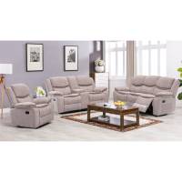 Meilleur prix pour un ensemble de canapé inclinable moderne de luxe, canapé deux places inclinable électrique en cuir avec un design élégant