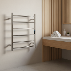 <span class=keywords><strong>Toallero</strong></span> Eléctrico de <span class=keywords><strong>Pared</strong></span> con Control Térmico de Fábrica, 5 Barras, para <span class=keywords><strong>Baño</strong></span> - Product Image 1