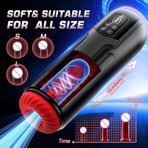 Bomba de Vacío para Pene con Rotación y Sujeción Ajustable, <span class=keywords><strong>Entrenador</strong></span> Masculino, Masturbador 360 °   Vibrador para Hombres con Estimulación de Glándulas, Juguete Sexual para Adultos - Product Image 3