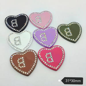 BB DIY 饰品 闪亮奢华品牌标志设计师吊饰 适用于垃圾手机壳 树脂工艺品 装饰配件 金属工艺品 - Product Image 4