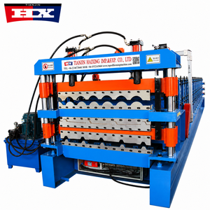 Integrierte 3-in-1-Profiliermaschine für Metalldachbleche und Farbige Verkleidungen Dachziegel-Herstellungsmaschine - Product Image 5