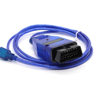 Câble de diagnostic USB Vag KKL CH340 avec interface KWP2000 OBD2, isolation en PVC et conducteur en cuivre pur 12V