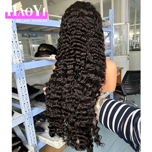 Perruque frontale en dentelle HD 13*4 en cheveux vierges vietnamiens bruts 15A, densité 250%, bouclés naturels birmans, sans colle, vente en gros - Product Image 4