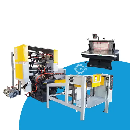 Automatización Die Press Machine Troquelado Máquina de cartón Corrug Cut