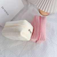 Trousse de maquillage nouveau moelleux en peluche café doux fourrure stockage Girly sac à main cadeau Teddy pochette maquillage sac de voyage