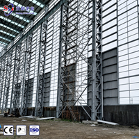 Estructura de Acero Resistente para Almacenes, Construcción de Almacenes de Acero Ligero, Espacioso y Seguro